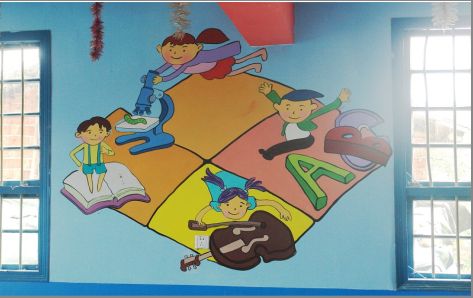 兴国幼儿园墙体手绘